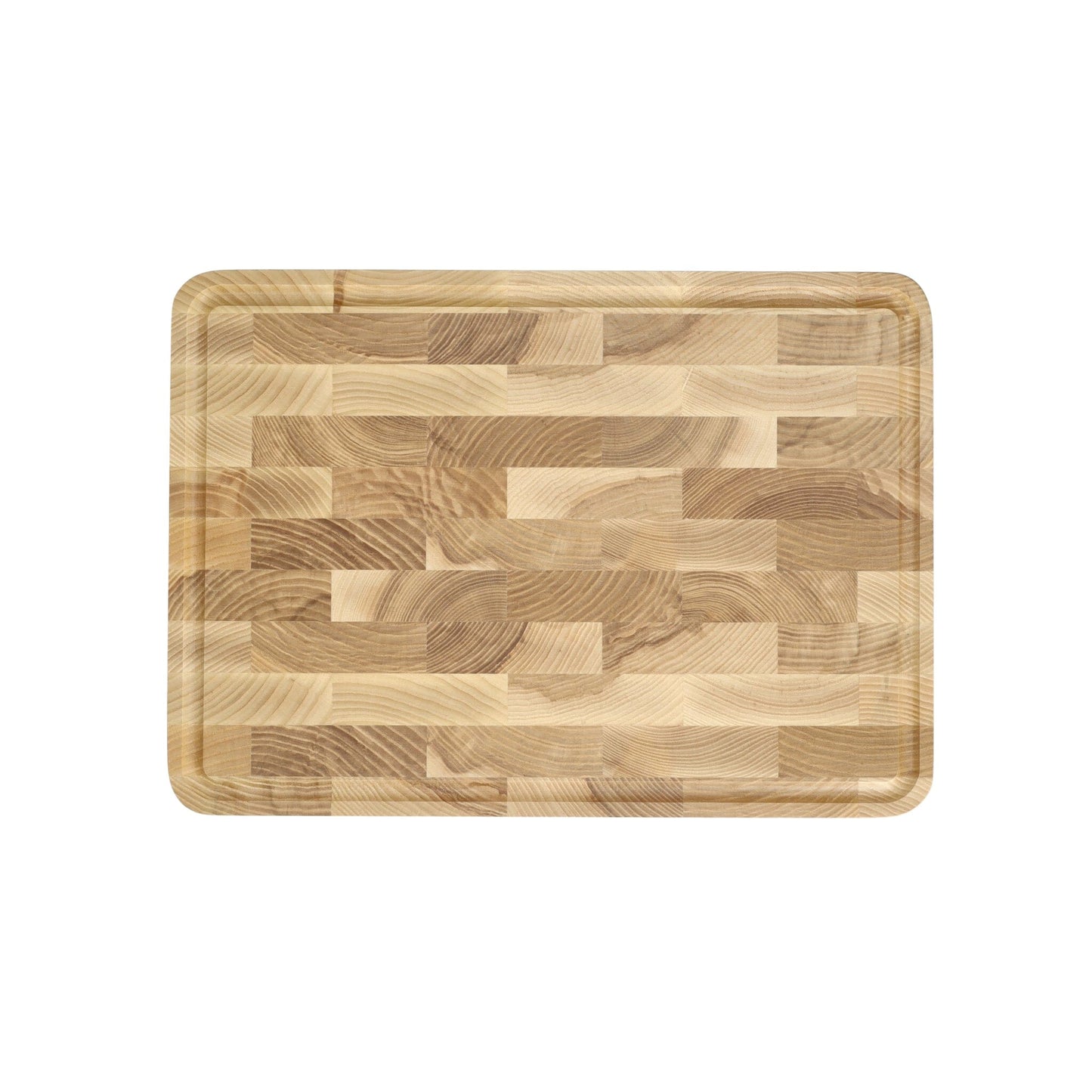 Shinrai Knives - Luxe Snijplank Essenhout - Kopshout - 40 × 30 × 4.5 cm