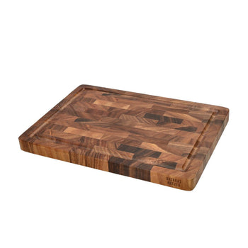 Planche à découper de luxe en noyer Shinrai Knives - Bois de bout - 35 × 25 × 2,5 cm