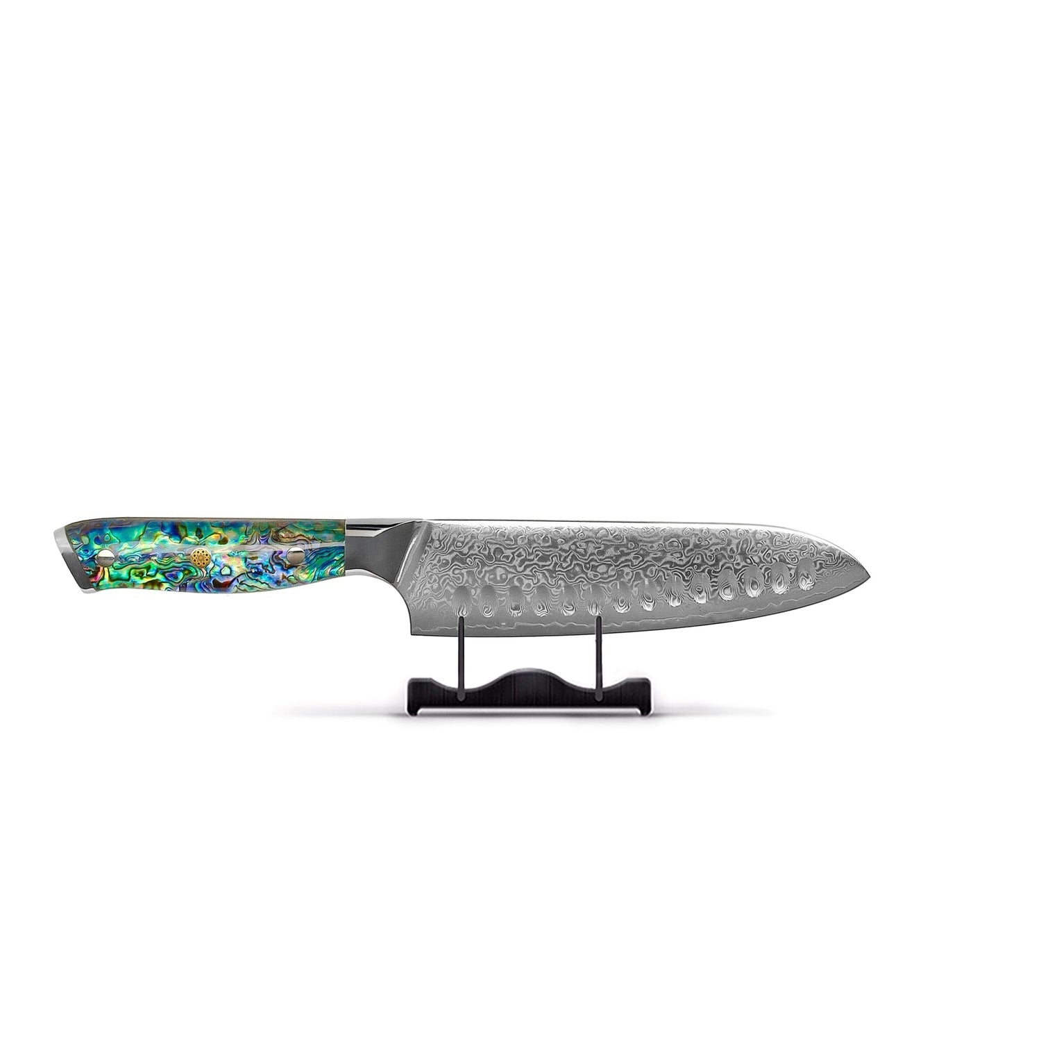 Shinrai Knives - Parelmoer Jewels 5-delige Messenset + Messenblok Stans Messenset met blok Shinrai Knives 