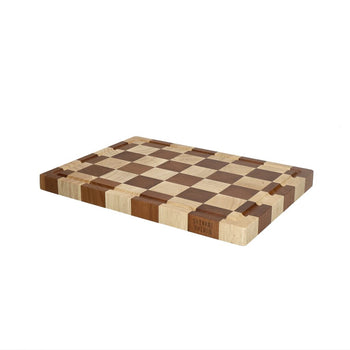 Planche à découper Shinrai Knives - Bois d'acacia - Bois de bout - 35 x 25 x 2,5 cm
