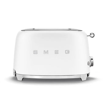 Smeg - Grille-pain | Blanc mat | années 50 | Grille-pain 2x2 Smeg