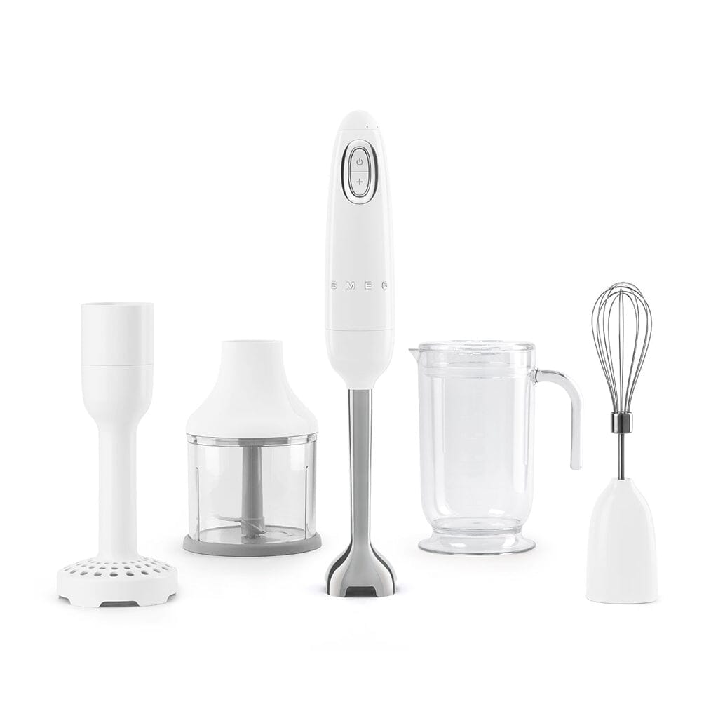 Smeg - Staafmixer | Wit | Jaren 50 | Staafmixer met accessoires | Plus pakket Staafmixer Smeg 