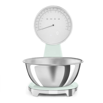 SMEG - Weegschaal Digitaal Jaren 50 Watergroen Keukenweegschaal Smeg 