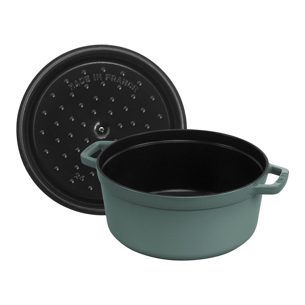 Staub - La Cocotte Braadpan 26 cm - Eucalyptus – Kookgigant