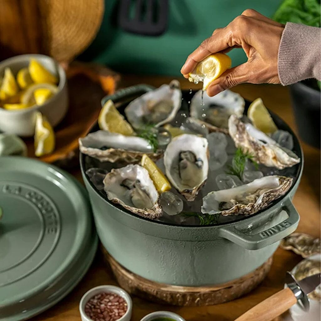 Staub - La Cocotte Braadpan 24 cm - Eucalyptus – KookGigant