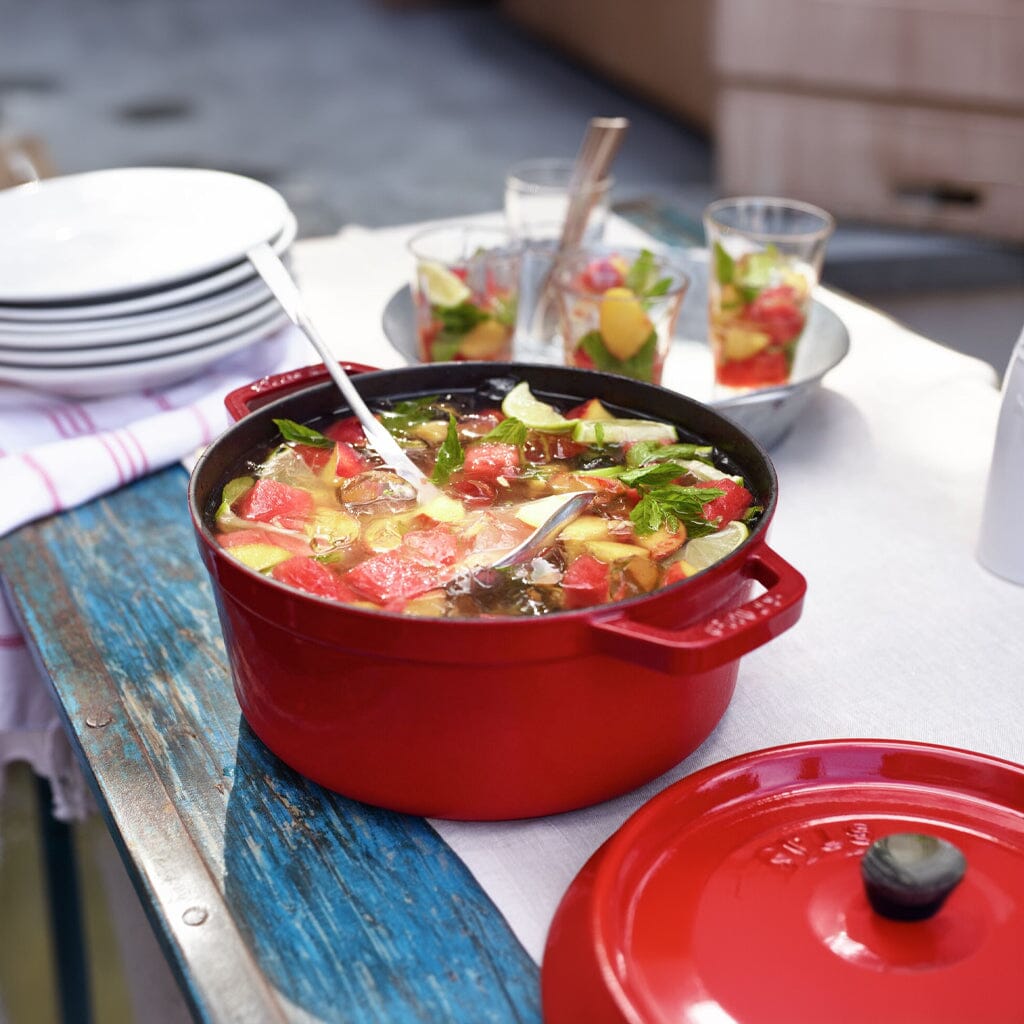 Staub - La Cocotte Braadpan 26 cm - Kers – Kookgigant