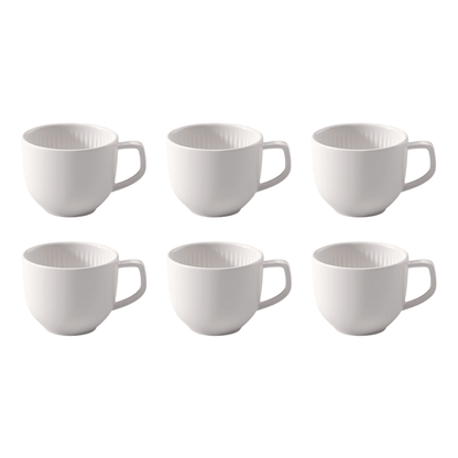 Villeroy & Boch - Afina - Espressokopje 50ml, Set van 6 Espresso kopjes Villeroy & Boch 