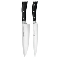 Wüsthof - Classic Ikon 2-delige Messenset - Koksmes + Vleesmes Messenset Wusthof 