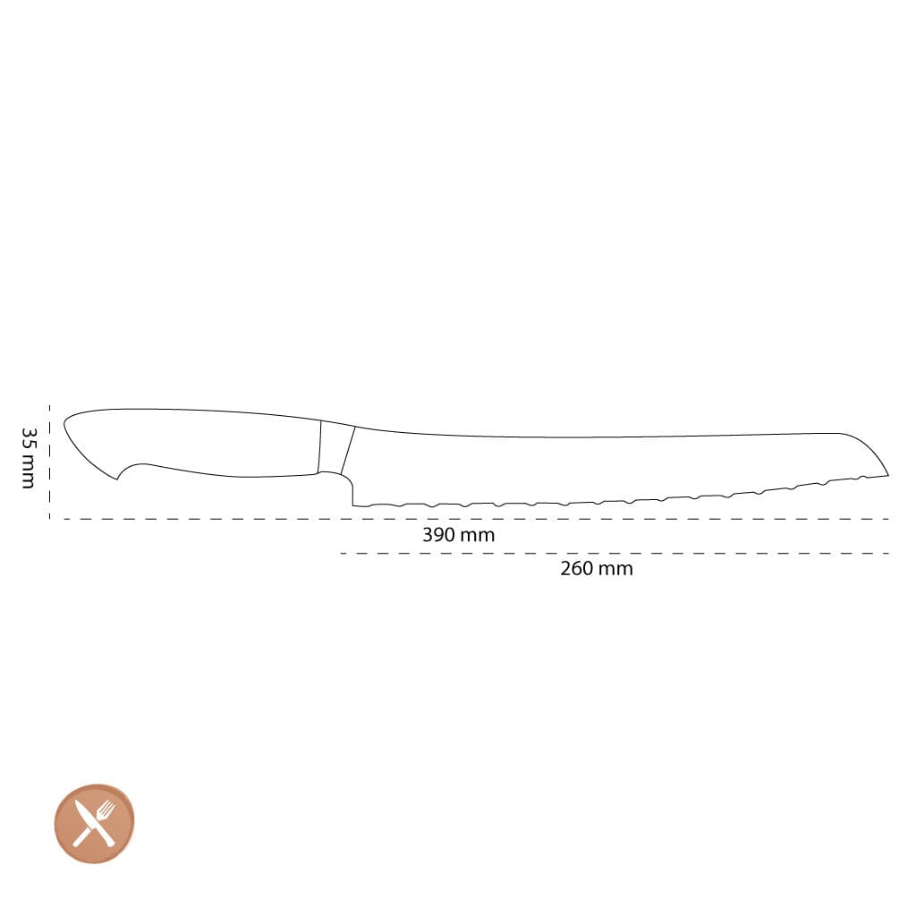 Zwilling - Bob Kramer Stainless - Broodmes 260 mm Zwilling 