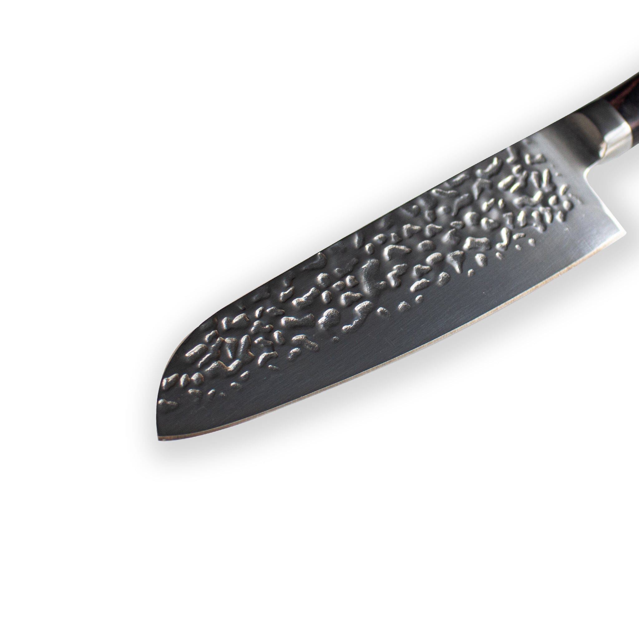 Shinrai Knives - Hammered RVS Santoku mes 13 cm – KookGigant