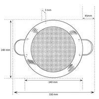 Satake - Hapjespan 24 cm anti-aanbaklaag Hapjespan Satake 