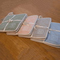 Witloft - Gerecycled Katoen Pannenlappen (2 st.) - Zalm Pannenlappen Witloft 